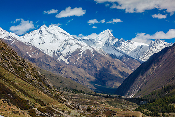 Image showing View from Chitkul Village, Himachal Pradesh