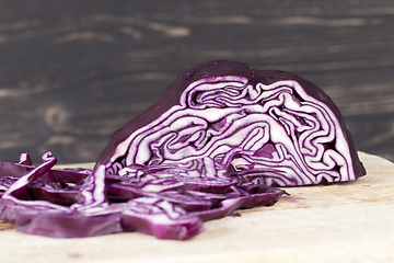 Image showing colored violet cabbage