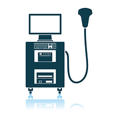 Image showing Ultrasound Diagnostic Machine Icon