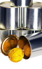 Image showing expired lemon on a tin can