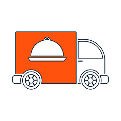 Image showing Icon Of Delivering Car