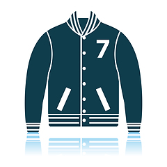 Image showing Baseball Jacket Icon