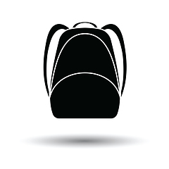 Image showing School rucksack  icon