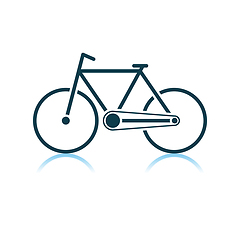 Image showing Ecological Bike Icon
