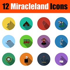 Image showing Set Of Miracleland Icons