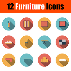 Image showing Furniture Icon Set