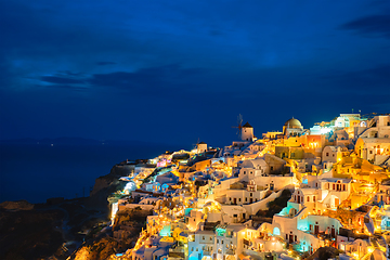 Image showing Famous greek tourist destination Oia, Greece