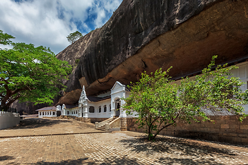 Image showing Rock temple in Dambulla, Sri Lanka