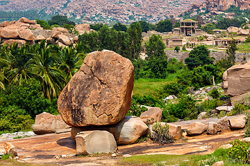 Image showing Ruins in Hampi