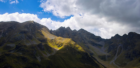 Image showing South Tyrolean Alps in autumn