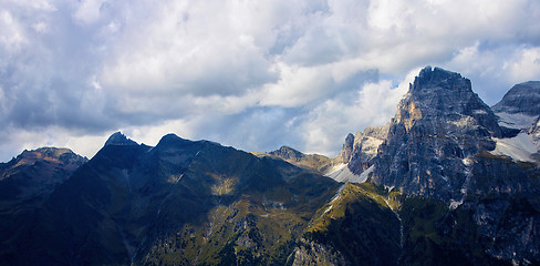 Image showing South Tyrolean Alps in autumn