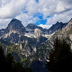 Image showing South Tyrolean Alps in autumn