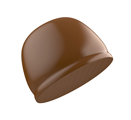 Image showing Chocolate coated marshmallow