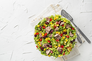 Image showing Tuna corn salad