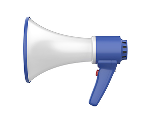 Image showing Side view of electric megaphone