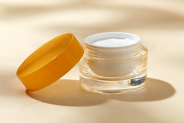 Image showing close up of moisturizer in jar