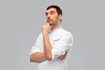 Image showing thinking male chef