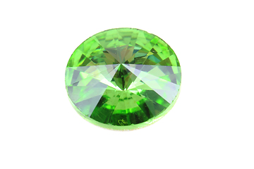 Image showing green glass diamond isolated