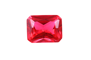 Image showing ruby mineral isolated
