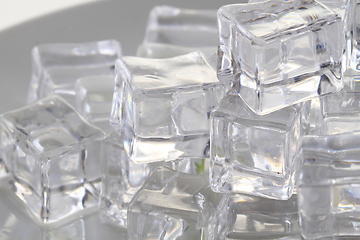 Image showing ice cubes texture