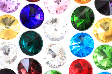 Image showing color diamonds texture