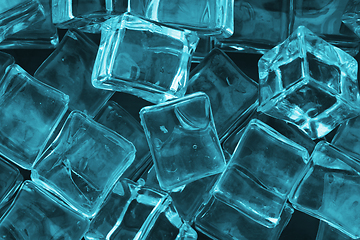Image showing ice cubes texture