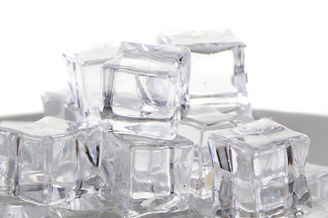 Image showing ice cubes texture