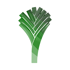 Image showing Leek Onion Icon