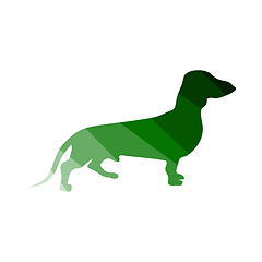 Image showing Dachshund Dog Icon