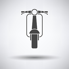 Image showing Scooter icon front view