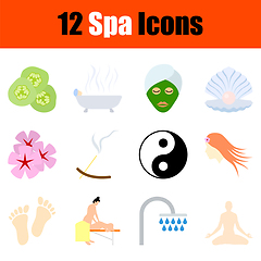 Image showing Spa Icon Set