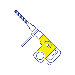 Image showing Icon of electric perforator