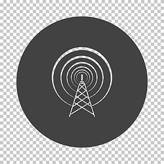 Image showing Radio antenna icon