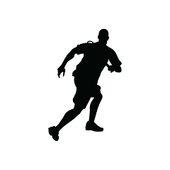 Image showing Tennis silhouette