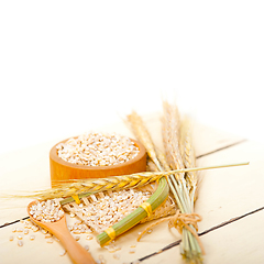 Image showing organic wheat grains