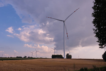 Image showing Wind power energy farm