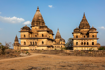 Image showing Royal cenotaphs of Orchha