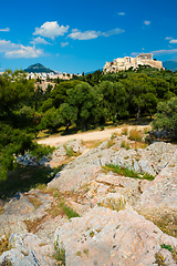 Image showing Iconic Parthenon Temple at the Acropolis of Athens, Greece