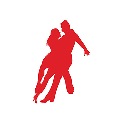 Image showing Dancing pair icon