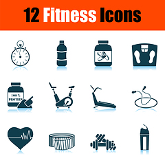 Image showing Fitness Icon Set