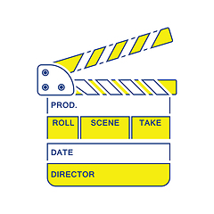 Image showing Clapperboard icon