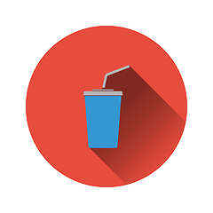 Image showing Cinema soda drink icon