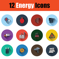 Image showing Energy icon set