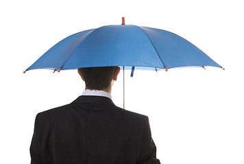 Image showing Blue Umbrella