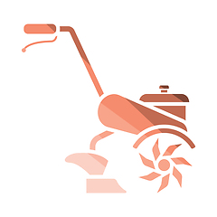 Image showing Garden tiller icon