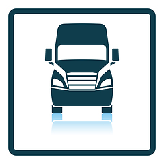 Image showing Truck icon front view