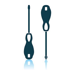 Image showing Screwdriver Icon