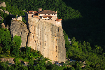 Image showing Monastery of Rousanou in Meteora in Greece