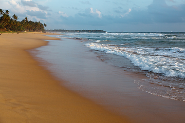 Image showing Ocean sunset