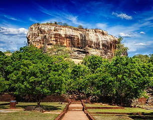 Image showing Sigiriya rock, Sri Lanka